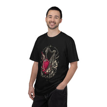 Blackwork Mineral Dragonfruit Harp T-Shirt Graphic
