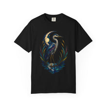 Stained Glass Night Heron Graphic Tee
