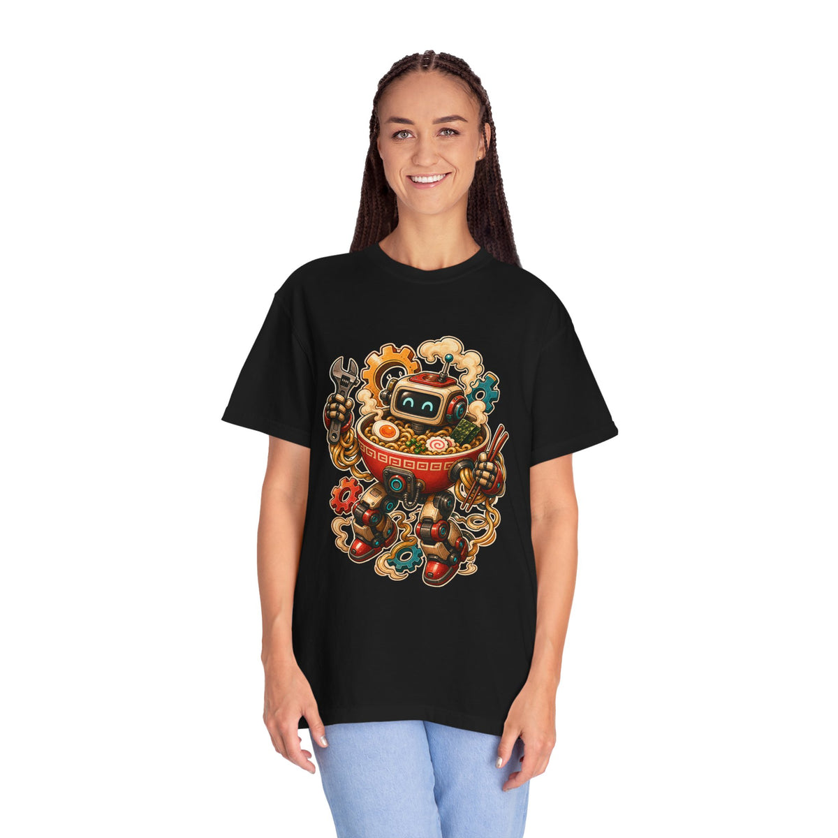 Ramen Repair Robot T-Shirt Graphic