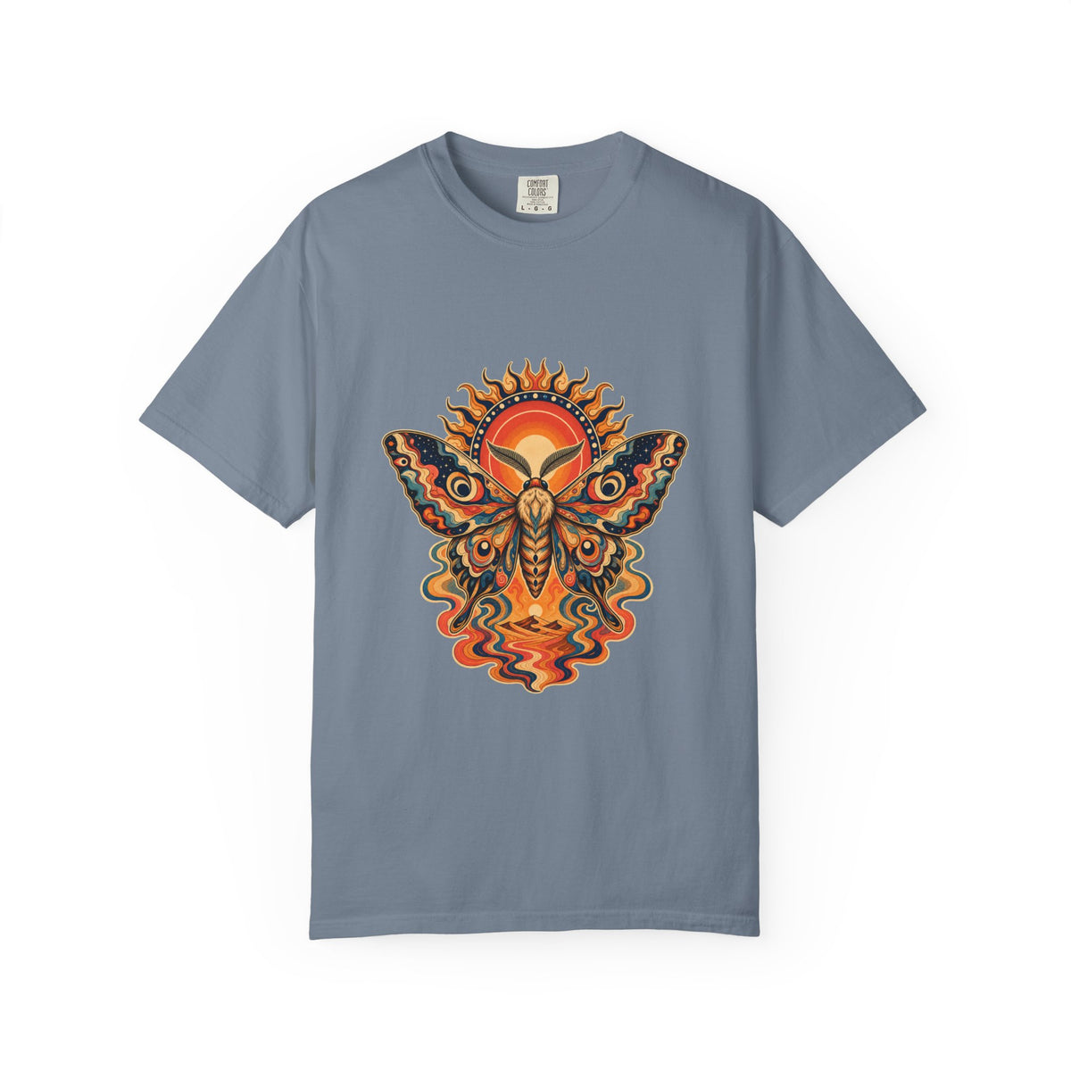 Psychedelic Desert Moth Graphic Tee