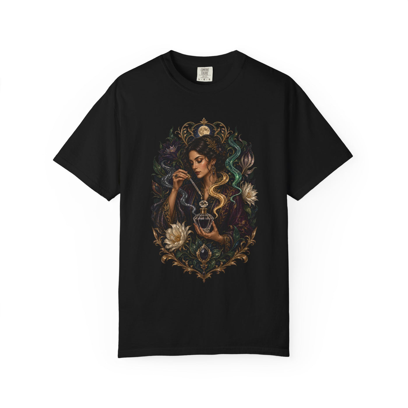 Night Garden Perfumer Glamoratti Botanical Graphic Tee