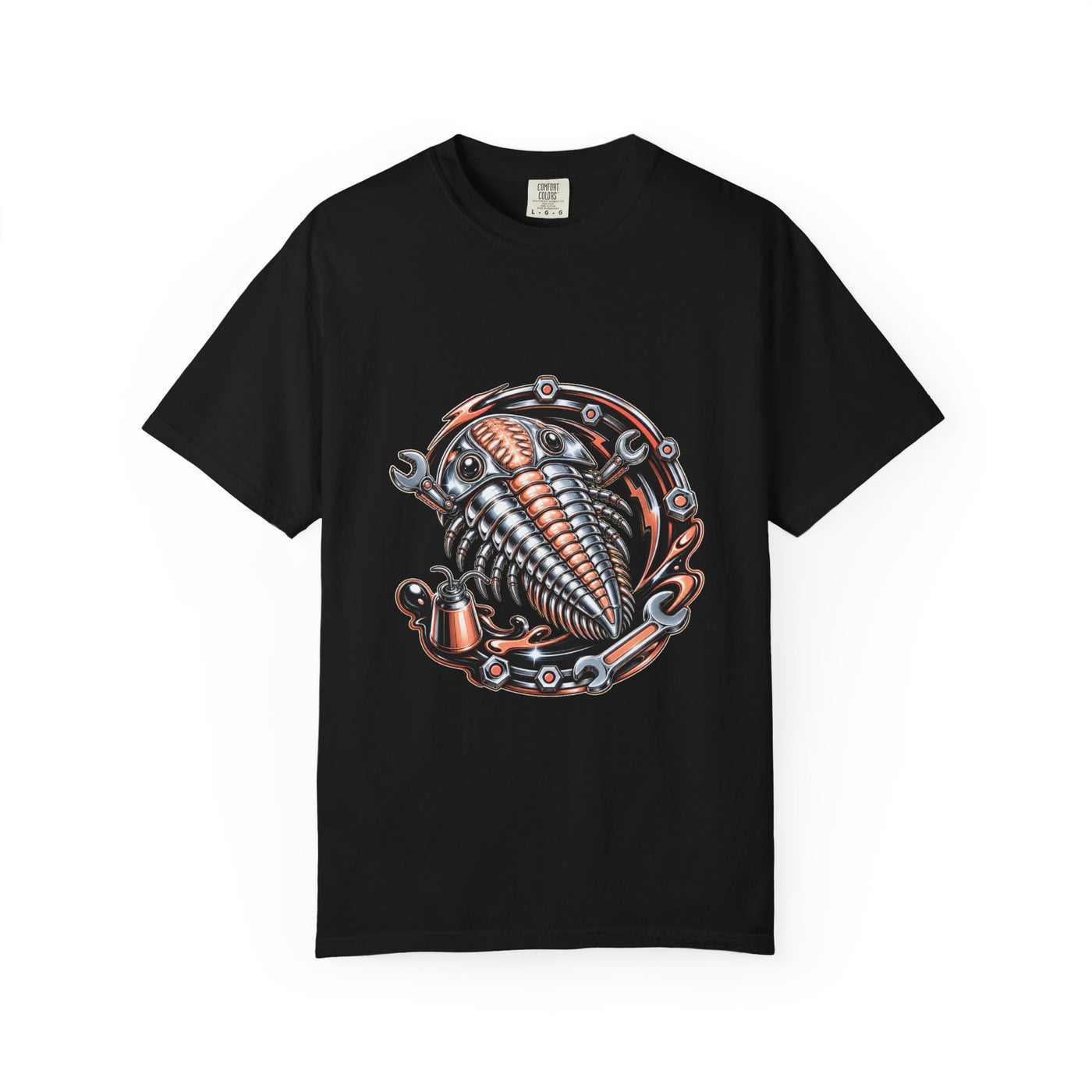 Chrome Peach Trilobite Mechanic Graphic Tee