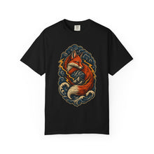 Woodcut Storm Fox Graphic Tee
