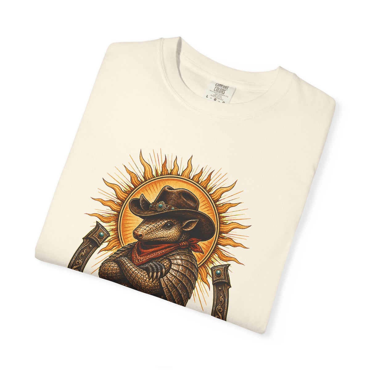 Solar Cowboy Armadillo T-Shirt Graphic