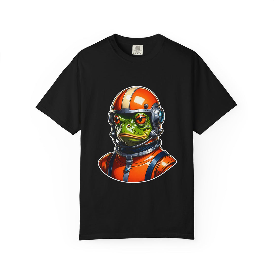 Retro Frog Astronaut T-Shirt Graphic