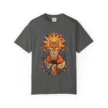 Solar Fox Folk Art Graphic T-Shirt