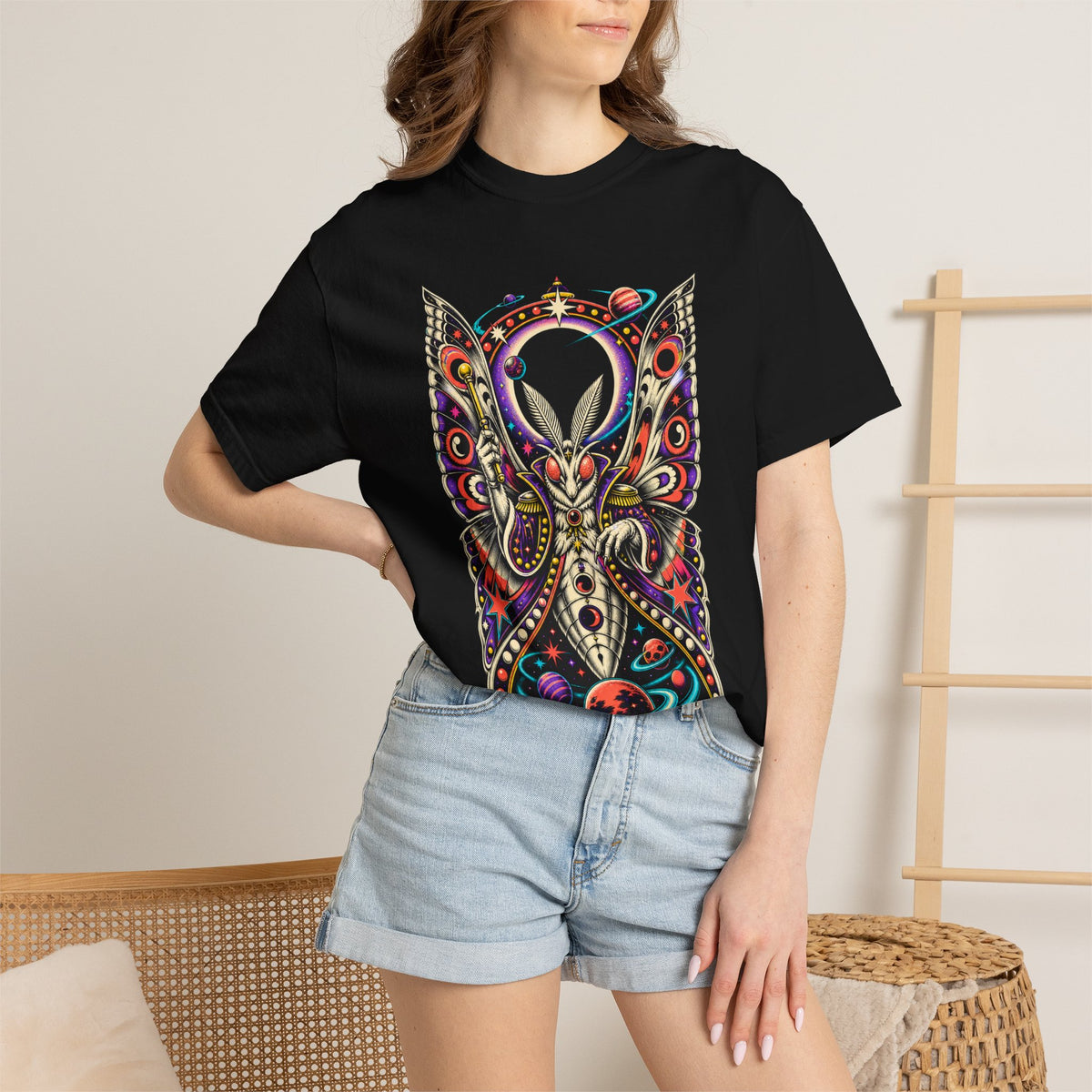 Eclipse Ringmaster Moth Cosmic Sideshow Graphic Tee