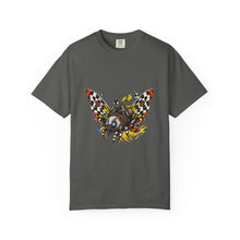 Checkerboard Moth Rider Graphic Tee
