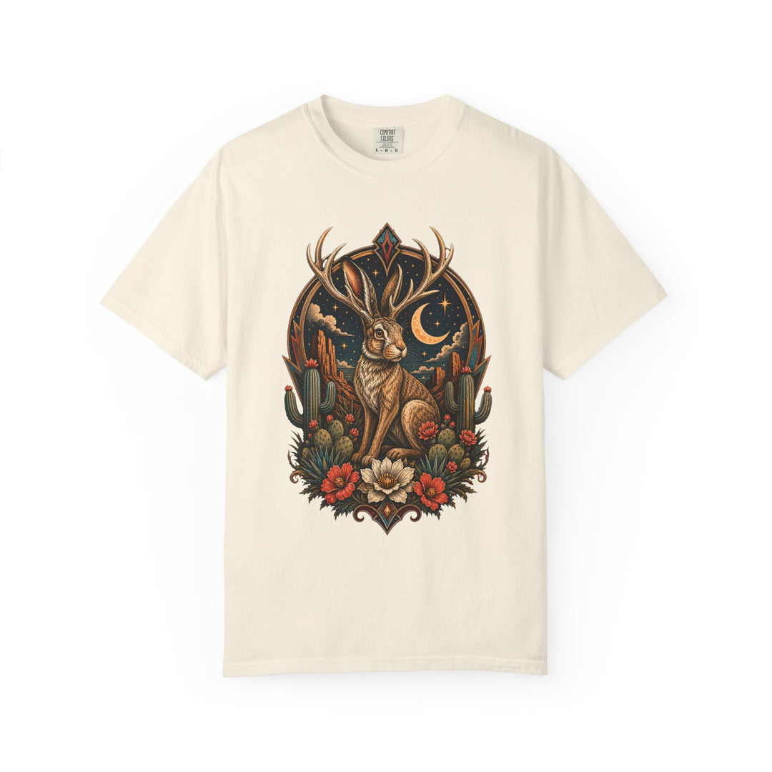 Desert Jackalope Western Gothic T-Shirt Graphic