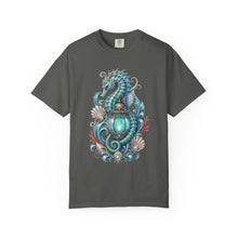 Aquamarine Seahorse Lantern Graphic Tee
