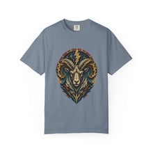 Thunder Ram Woodcut T-Shirt Graphic