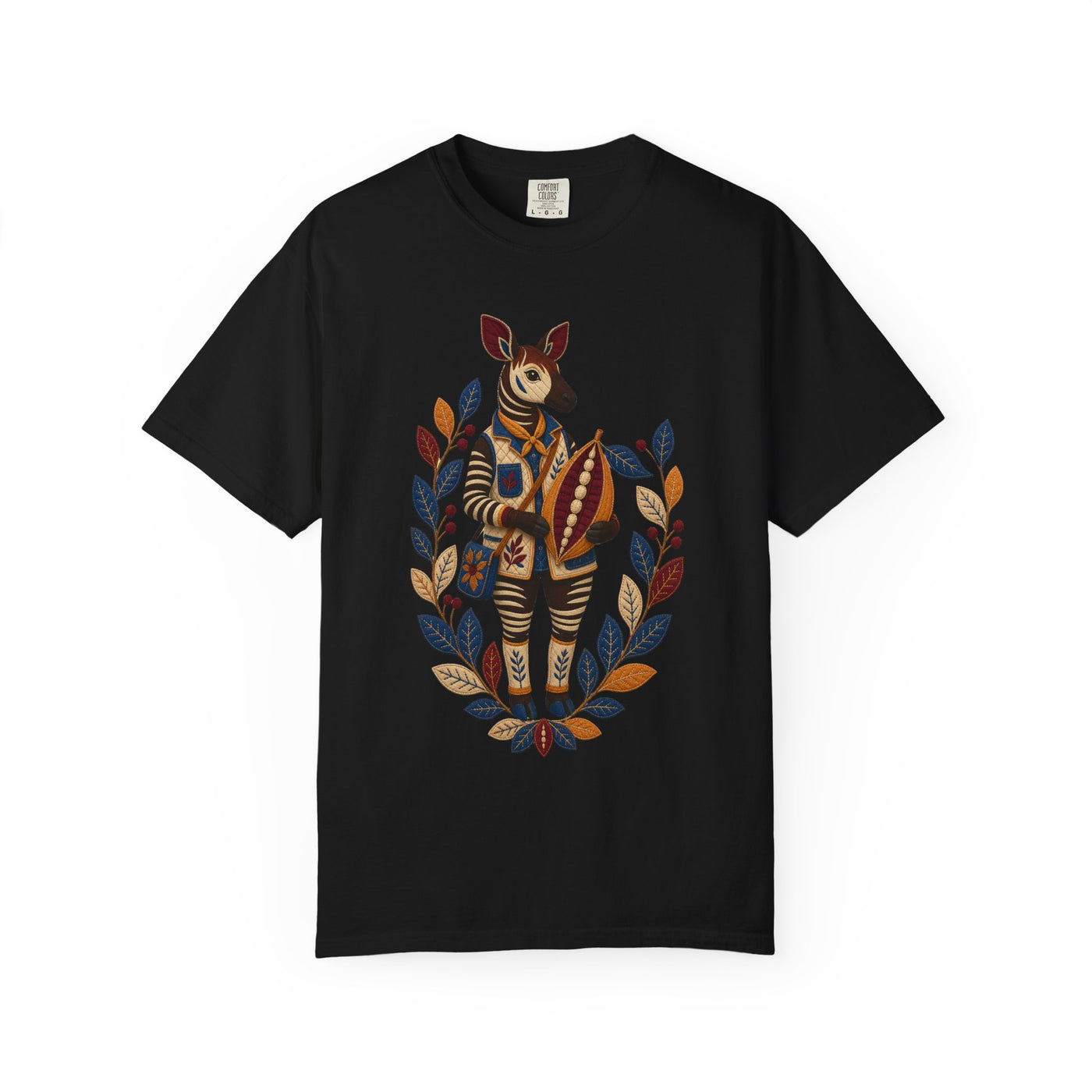 Soft Stitch Okapi Botanist Graphic Tee