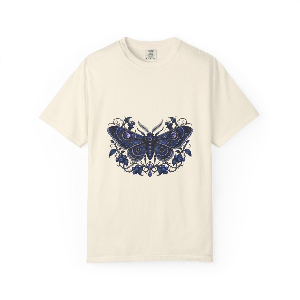 Gothic Blueberry Moth Graphic Tee