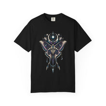 Glitch Goth Lunar Moth Oracle T-Shirt Graphic
