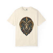 Thunder Ram Woodcut T-Shirt Graphic