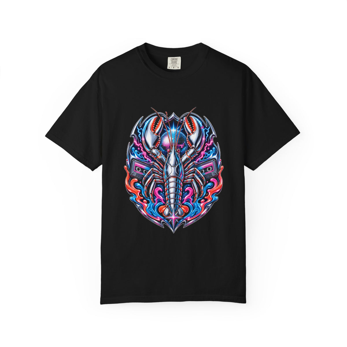 Chrome Lobster Rave Crest T-Shirt Graphic