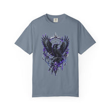 Glitch Gothic Raven Astrolabe Graphic Tee