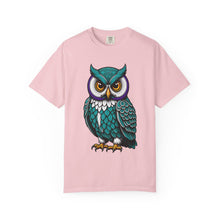 Teal Wise Owl Graphic T-Shirt Graphic