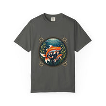 Ornamental Koi Pond Emblem T-Shirt Graphic