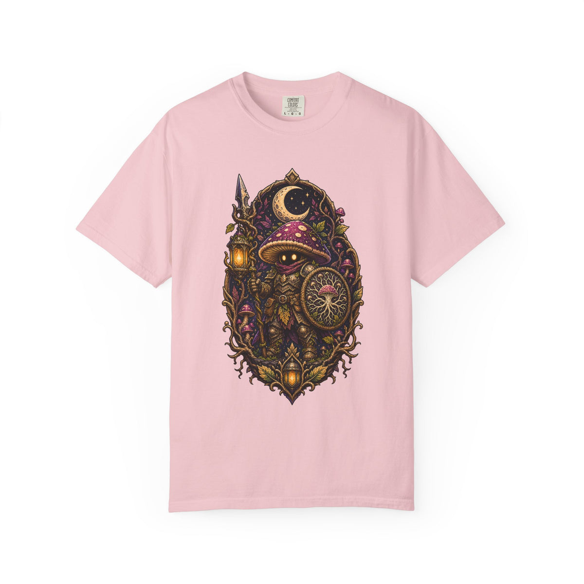 Moonlit Mushroom Knight T-Shirt Graphic