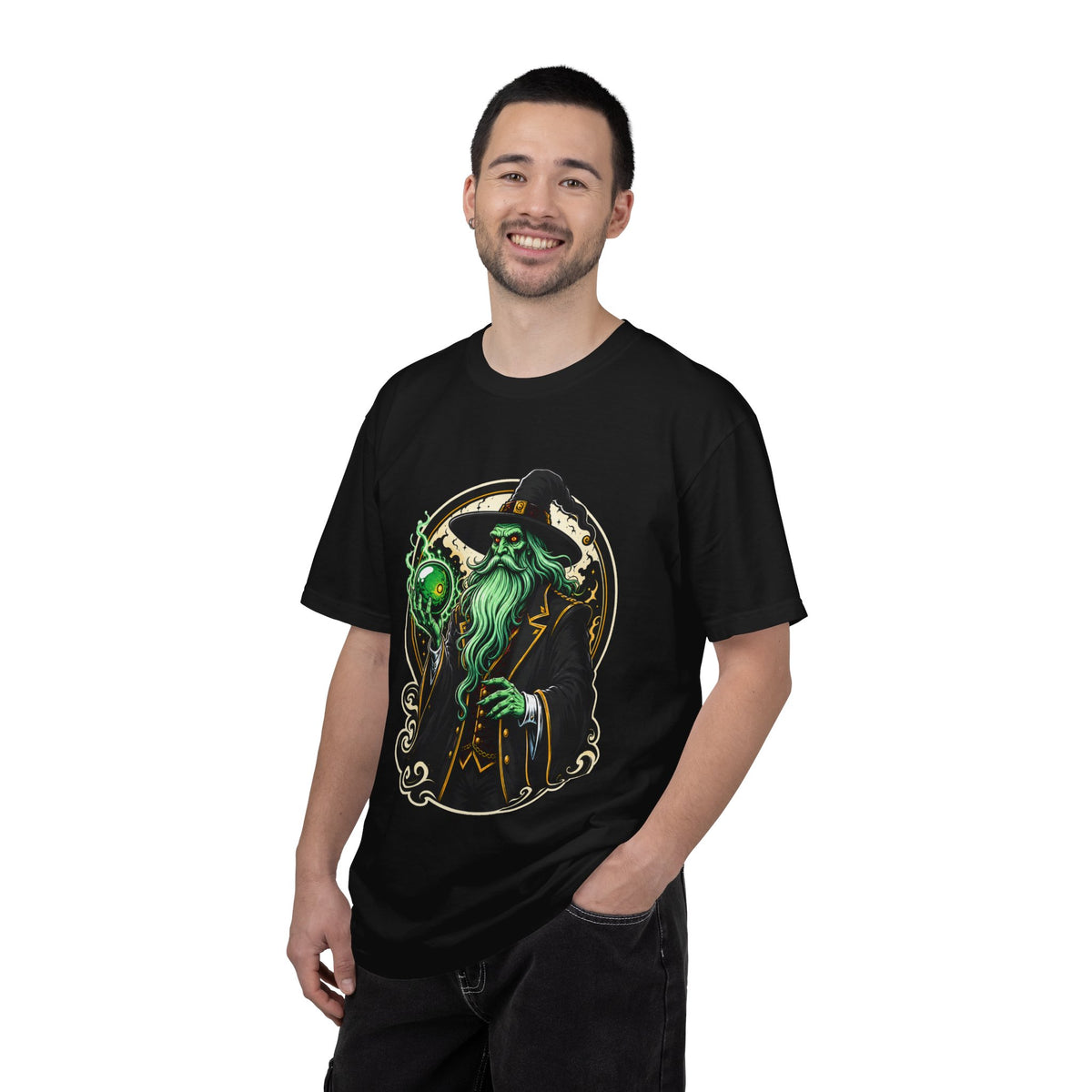 Arcane Wizard Crystal Ball T-Shirt Graphic