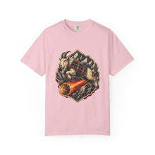 Plaid Meteor Mountain Goat Graphic Tee