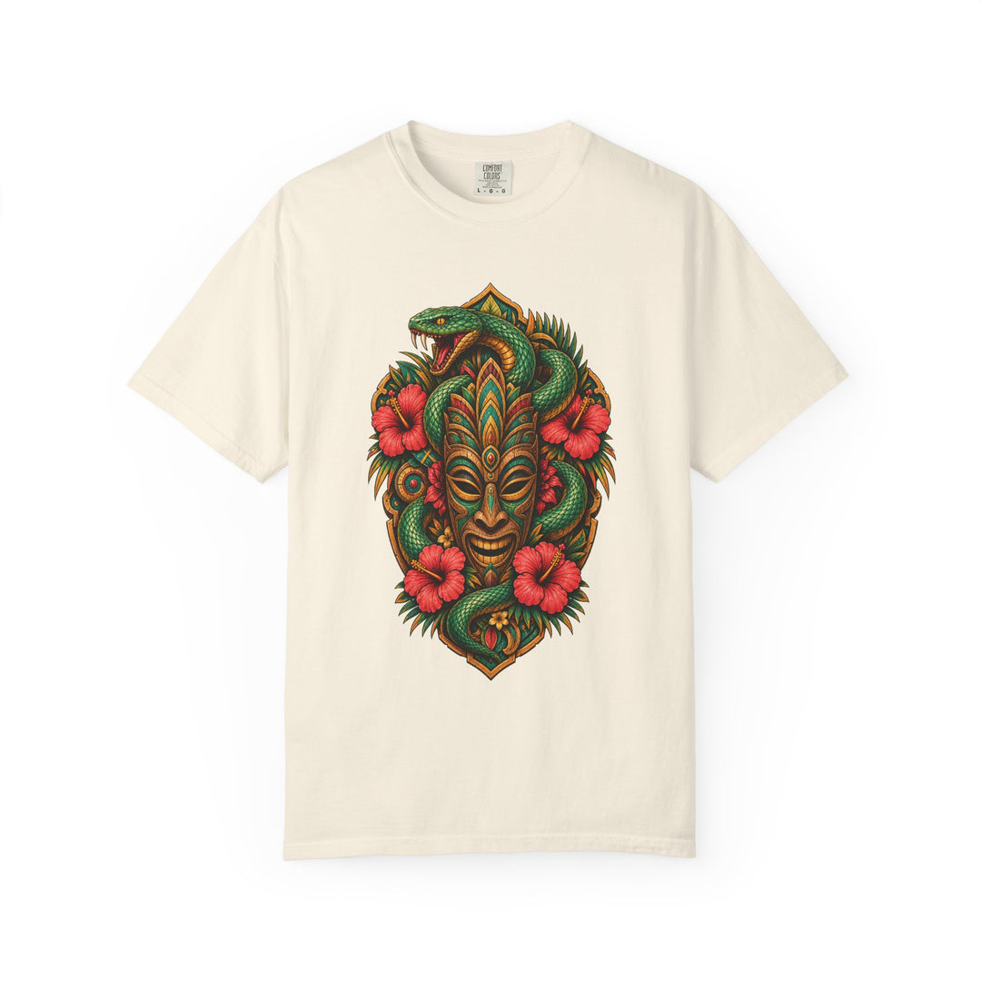 Tropical Serpent Mask T-Shirt Graphic