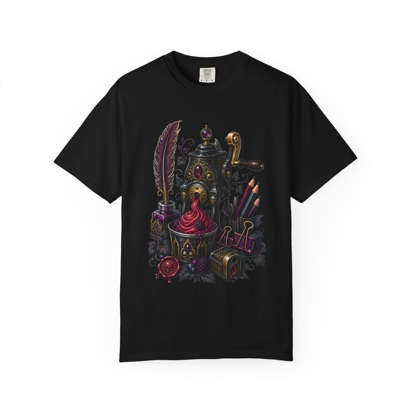 Gothic Stationery Sorbet Machine T-Shirt Graphic