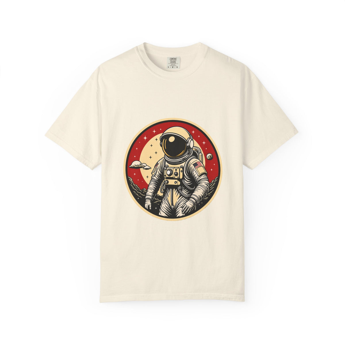 Retro Astronaut Badge T-Shirt Graphic