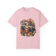 Deck Stripe Coral Radio Graphic Tee