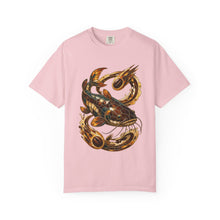 Stained Glass Espresso Meteor Catfish T-Shirt Graphic