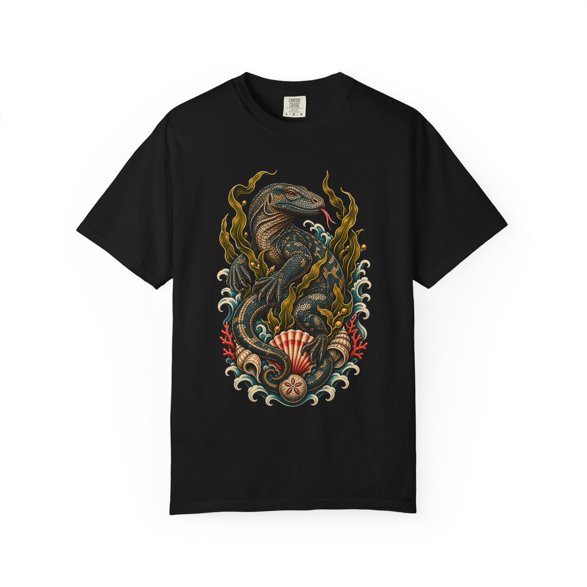 Tattoo Flash Kelp Komodo Graphic Tee