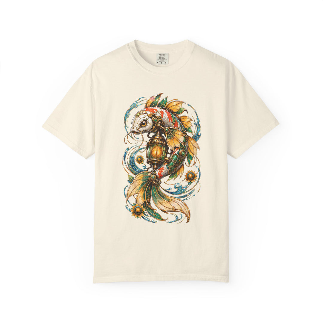 Solar Koi Lantern Mech Graphic Tee