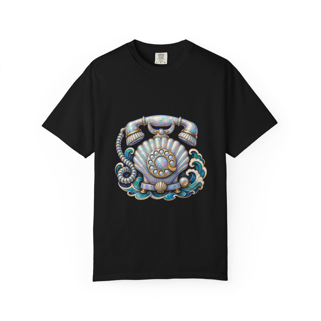 Opal Coastal Rotary Phone Scallop T-Shirt Graphic