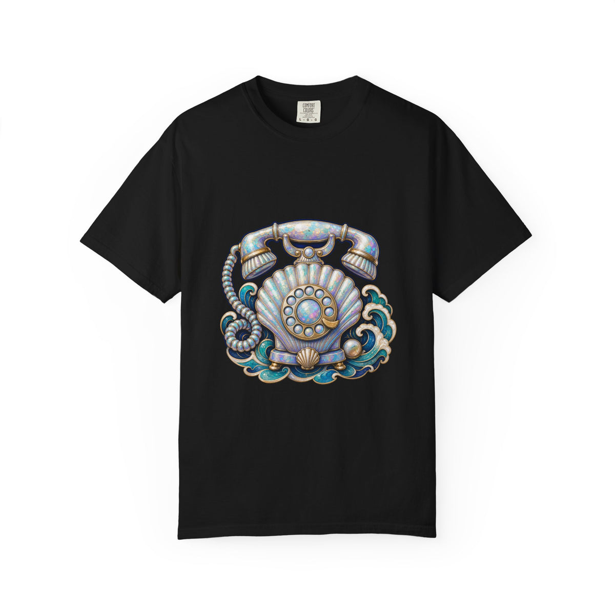 Opal Coastal Rotary Phone Scallop T-Shirt Graphic