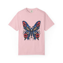 Cerulean Hibiscus Reaper Moth Graphic Tee