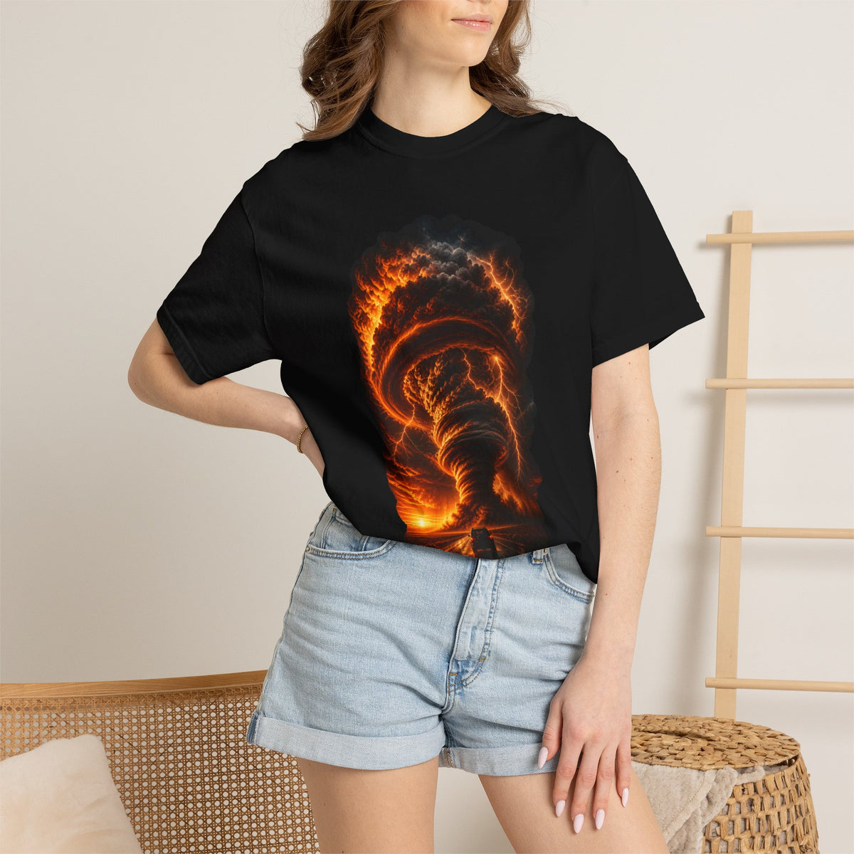 Fireline Supercell Storm Chaser Graphic Tee