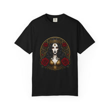 Gothic Crowned Mermaid Rose T-Shirt Graphic