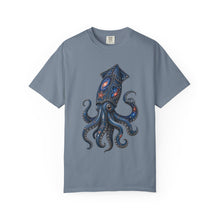 Cosmic Denim Squid Graphic Tee