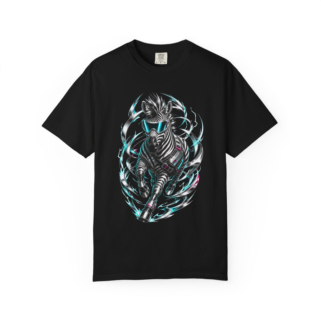 Chrome Zebra Courier Signal T-Shirt Graphic