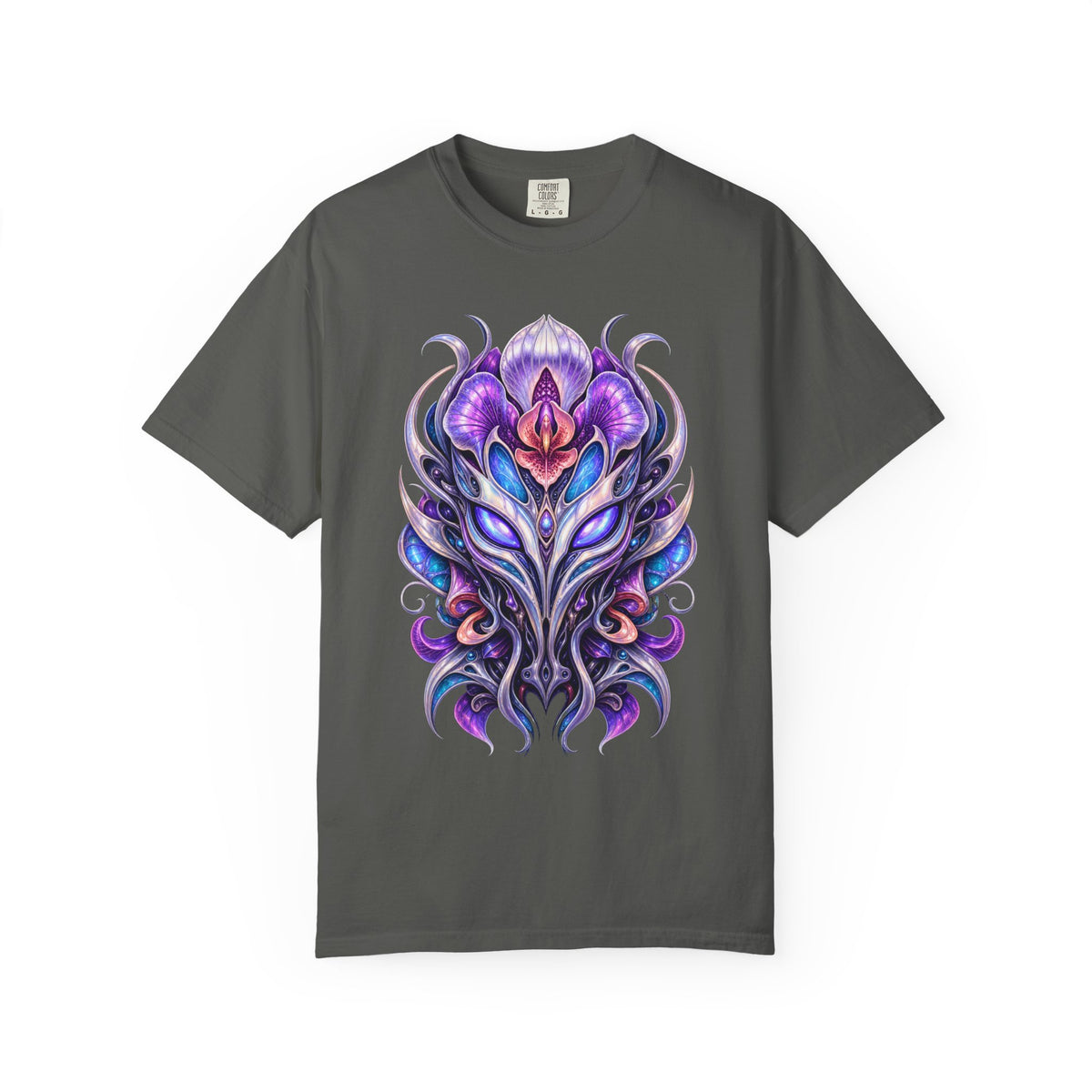 Alien Orchid Synthmask T-Shirt Graphic