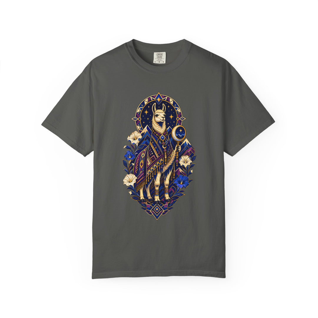Midnight Indigo Llama Oracle Graphic Tee
