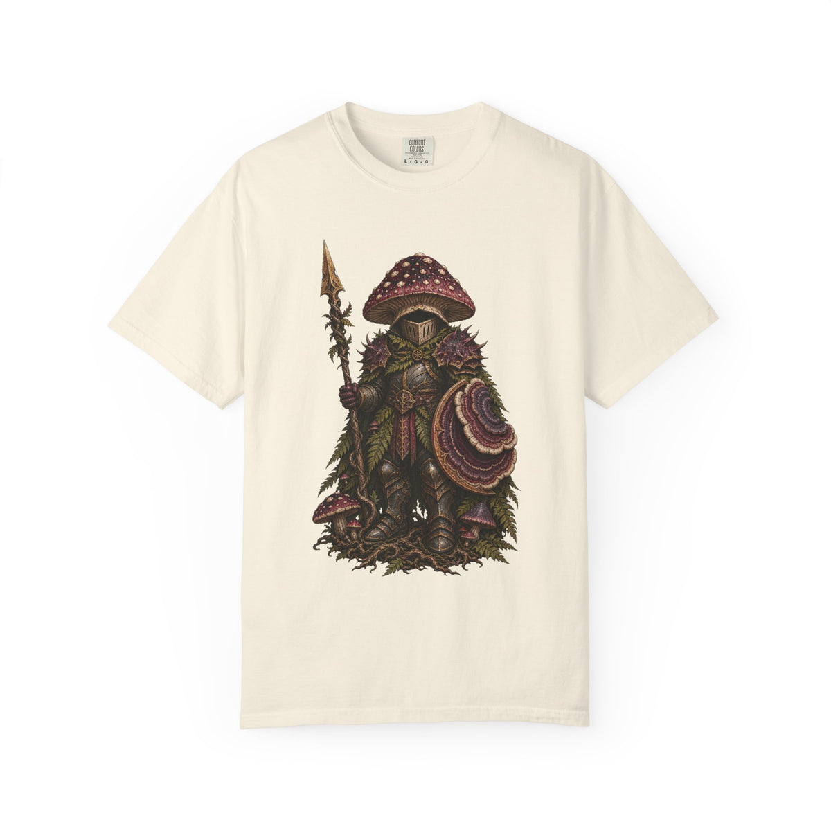 Gothic Mushroom Knight Graphic Tee