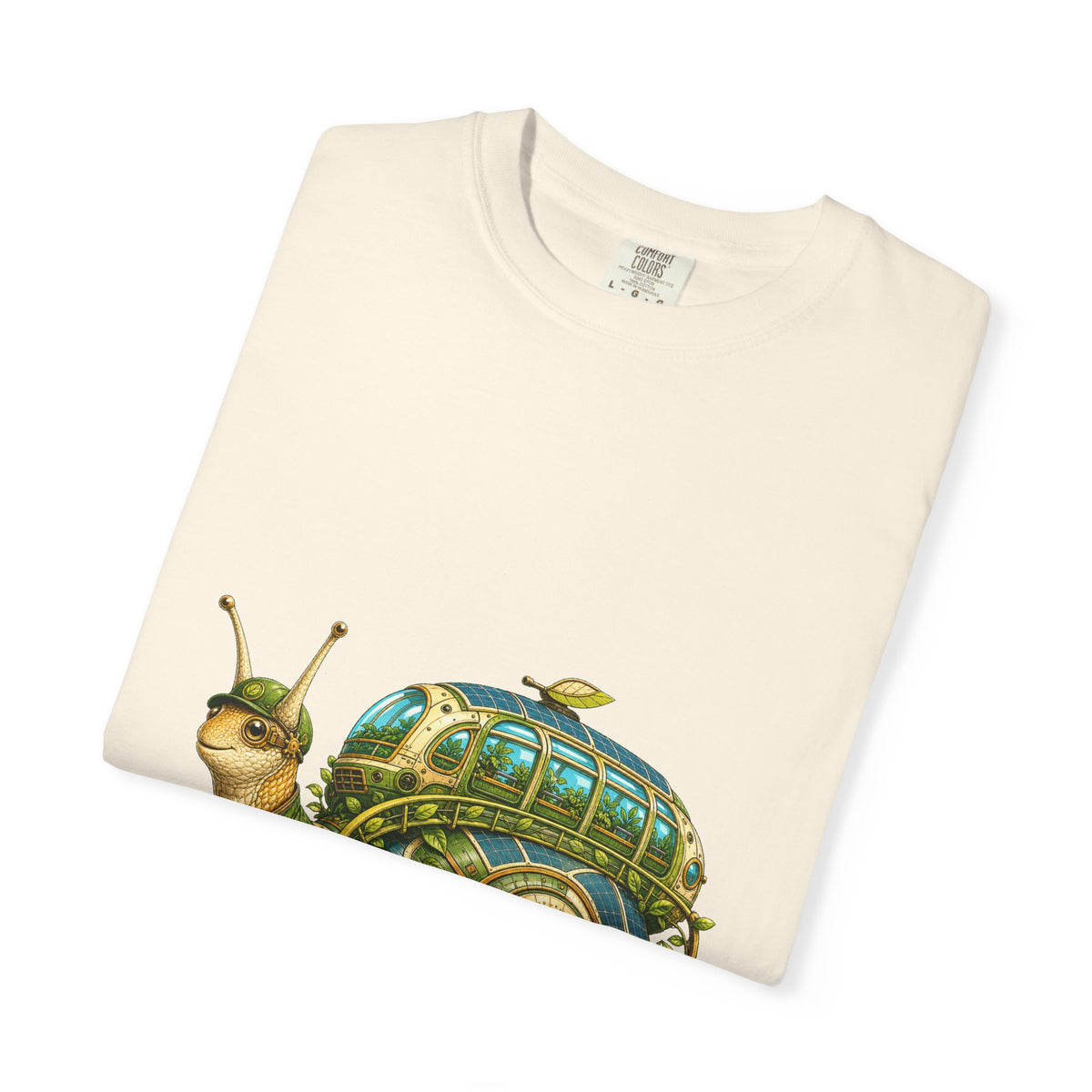 Solarpunk Snail Transit Graphic Tee
