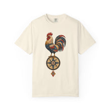 Folk Compass Rooster Graphic Tee
