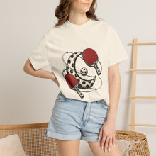 Blackwork Polka Dot Moon Ping Pong T-Shirt Graphic