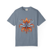 Chrome Tiger Lily Dragonfly Graphic Tee
