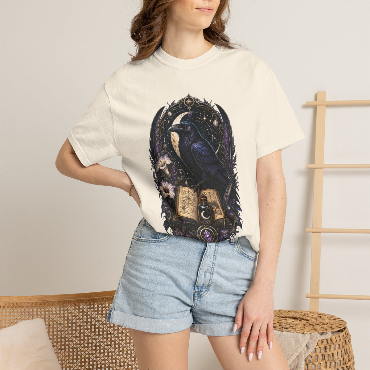 Midnight Raven Alchemist T-Shirt Graphic