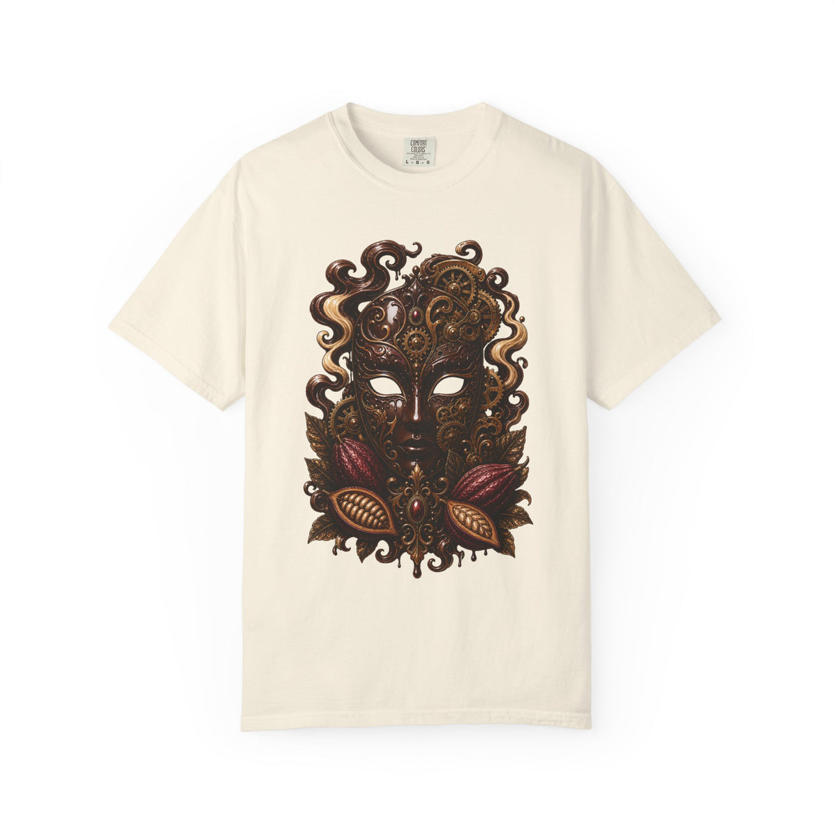 Chocolate Clockwork Mask Graphic Tee