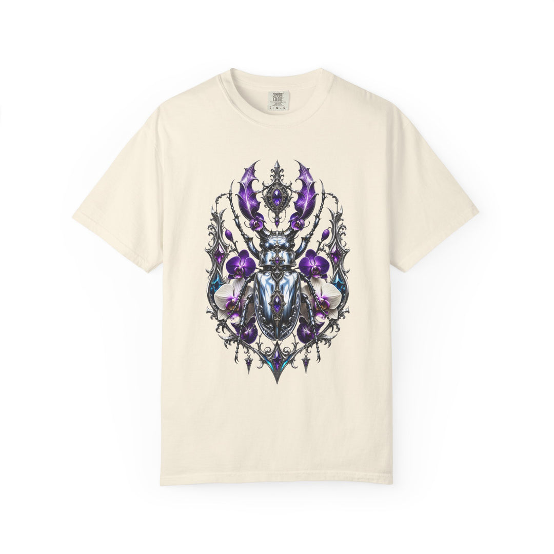Chrome Orchid Stag Beetle Graphic Tee